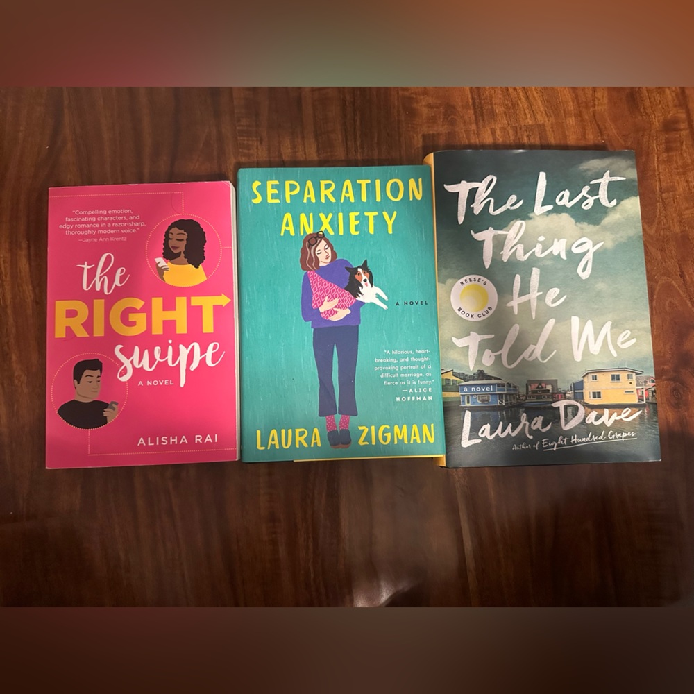 Colorful Book Trio